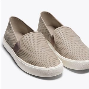 Vince perforated leather sneakers